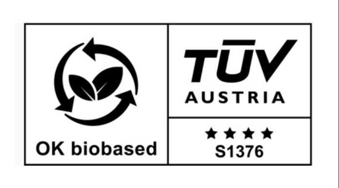 TUV Austria の認定OKバイオベース
				最高評価の4つ星を獲得　★★★★　
				